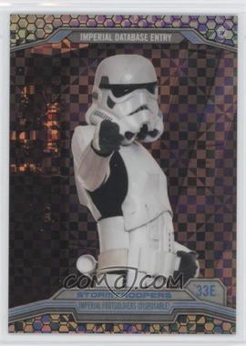 2014 Topps Star Wars Chrome Perspectives - [Base] - X-Fractor #33E - Stormtroopers /99