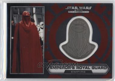 2014 Topps Star Wars Chrome Perspectives - Helmet Medallion - Silver #29 - Emperor's Royal Guard