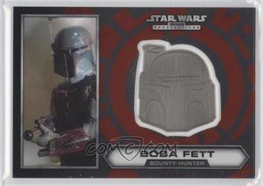 2014 Topps Star Wars Chrome Perspectives - Helmet Medallion - Silver #8 - Boba Fett