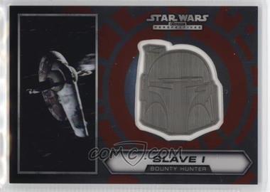 2014 Topps Star Wars Chrome Perspectives - Helmet Medallion - Silver #9 - Slave I