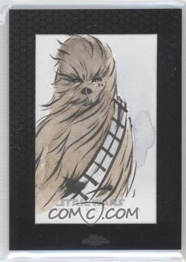 2014 Topps Star Wars Chrome Perspectives - Sketch Cards #_ANWH - Anthony Wheeler /1