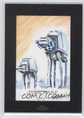 2014 Topps Star Wars Chrome Perspectives - Sketch Cards #_JEZA - Jeff Zapata /1