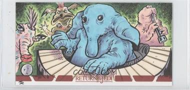 2014 Topps Star Wars: Return of the Jedi 3D Widevision - Sketch Cards #JCMR - Jason Crosly (Max Rebo Band) /1