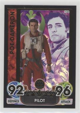 2015-16 Topps Star Wars: Force Attax Trading Card Game - Extra #123 - Poe Dameron