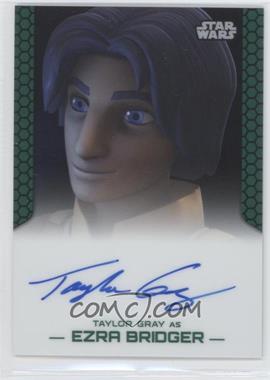 2015 Topps Star Wars Chrome Perspectives: Jedi vs. Sith - Autographs #_TAGR - Taylor Gray as Ezra Bridger