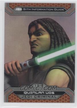 2015 Topps Star Wars Chrome Perspectives: Jedi vs. Sith - [Base] - Gold Refractor #15-S - Quinlan Vos /50