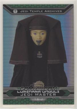 2015 Topps Star Wars Chrome Perspectives: Jedi vs. Sith - [Base] - Prism Refractor #16-J - Luminara Unduli /199