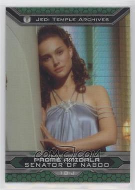2015 Topps Star Wars Chrome Perspectives: Jedi vs. Sith - [Base] - Prism Refractor #18-J - Queen Amidala /199