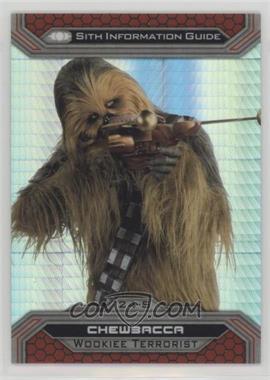 2015 Topps Star Wars Chrome Perspectives: Jedi vs. Sith - [Base] - Prism Refractor #24-S - Chewbacca /199