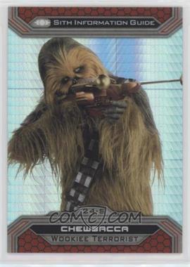 2015 Topps Star Wars Chrome Perspectives: Jedi vs. Sith - [Base] - Prism Refractor #24-S - Chewbacca /199