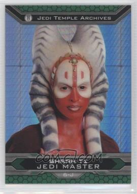 2015 Topps Star Wars Chrome Perspectives: Jedi vs. Sith - [Base] - Prism Refractor #6-J - Shaak Ti /199