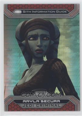 2015 Topps Star Wars Chrome Perspectives: Jedi vs. Sith - [Base] - Prism Refractor #7-S - Aayla Secura /199