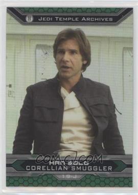 2015 Topps Star Wars Chrome Perspectives: Jedi vs. Sith - [Base] - Refractor #19-J - Han Solo
