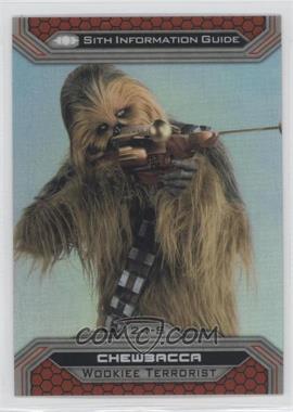 2015 Topps Star Wars Chrome Perspectives: Jedi vs. Sith - [Base] - Refractor #24-S - Chewbacca