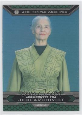 2015 Topps Star Wars Chrome Perspectives: Jedi vs. Sith - [Base] - Refractor #25-J - Jocasta Nu