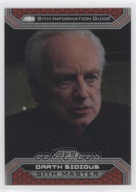 2015 Topps Star Wars Chrome Perspectives: Jedi vs. Sith - [Base] - Refractor #26-S - Darth Sidious