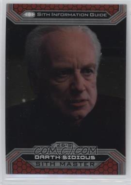 2015 Topps Star Wars Chrome Perspectives: Jedi vs. Sith - [Base] - Refractor #26-S - Darth Sidious