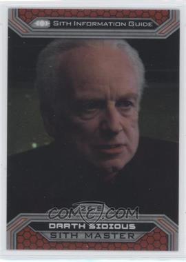 2015 Topps Star Wars Chrome Perspectives: Jedi vs. Sith - [Base] - Refractor #26-S - Darth Sidious