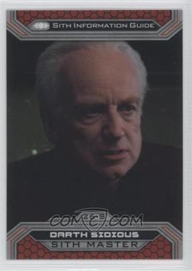 2015 Topps Star Wars Chrome Perspectives: Jedi vs. Sith - [Base] - Refractor #26-S - Darth Sidious