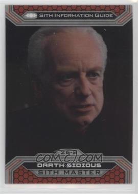 2015 Topps Star Wars Chrome Perspectives: Jedi vs. Sith - [Base] - Refractor #26-S - Darth Sidious