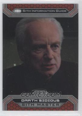 2015 Topps Star Wars Chrome Perspectives: Jedi vs. Sith - [Base] - Refractor #26-S - Darth Sidious