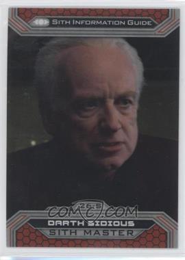 2015 Topps Star Wars Chrome Perspectives: Jedi vs. Sith - [Base] - Refractor #26-S - Darth Sidious