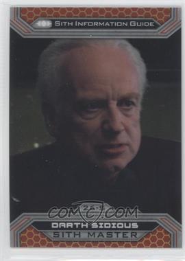 2015 Topps Star Wars Chrome Perspectives: Jedi vs. Sith - [Base] - Refractor #26-S - Darth Sidious