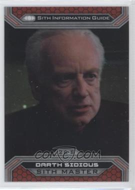 2015 Topps Star Wars Chrome Perspectives: Jedi vs. Sith - [Base] - Refractor #26-S - Darth Sidious