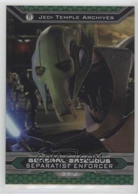 2015 Topps Star Wars Chrome Perspectives: Jedi vs. Sith - [Base] - Refractor #37-J - General Grievous