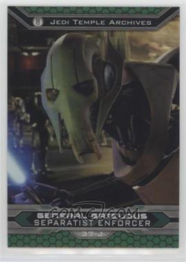 2015 Topps Star Wars Chrome Perspectives: Jedi vs. Sith - [Base] - Refractor #37-J - General Grievous