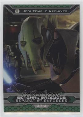 2015 Topps Star Wars Chrome Perspectives: Jedi vs. Sith - [Base] - Refractor #37-J - General Grievous