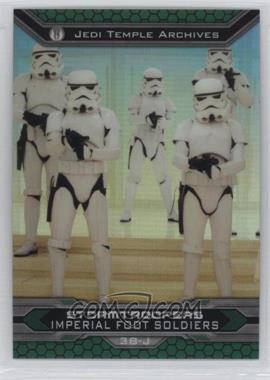 2015 Topps Star Wars Chrome Perspectives: Jedi vs. Sith - [Base] - Refractor #38-J - Stormtroopers