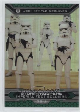 2015 Topps Star Wars Chrome Perspectives: Jedi vs. Sith - [Base] - Refractor #38-J - Stormtroopers