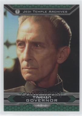 2015 Topps Star Wars Chrome Perspectives: Jedi vs. Sith - [Base] - Refractor #42-J - Grand Moff Tarkin