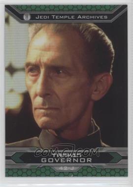 2015 Topps Star Wars Chrome Perspectives: Jedi vs. Sith - [Base] - Refractor #42-J - Grand Moff Tarkin