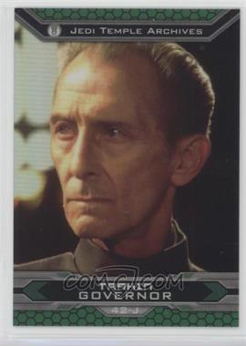 2015 Topps Star Wars Chrome Perspectives: Jedi vs. Sith - [Base] - Refractor #42-J - Grand Moff Tarkin