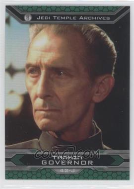 2015 Topps Star Wars Chrome Perspectives: Jedi vs. Sith - [Base] - Refractor #42-J - Grand Moff Tarkin