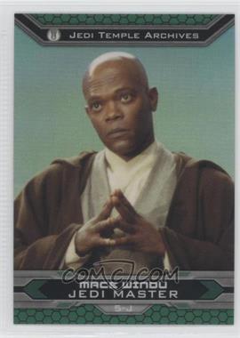 2015 Topps Star Wars Chrome Perspectives: Jedi vs. Sith - [Base] - Refractor #5-J - Mace Windu