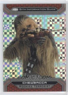 2015 Topps Star Wars Chrome Perspectives: Jedi vs. Sith - [Base] - X-Fractor #24-S - Chewbacca /99