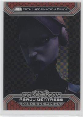 2015 Topps Star Wars Chrome Perspectives: Jedi vs. Sith - [Base] - X-Fractor #30-S - Asajj Ventress /99