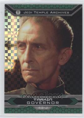 2015 Topps Star Wars Chrome Perspectives: Jedi vs. Sith - [Base] - X-Fractor #42-J - Grand Moff Tarkin /99