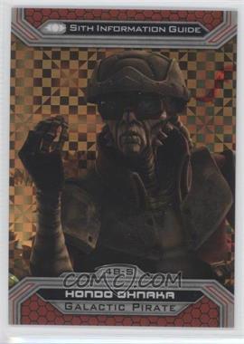 2015 Topps Star Wars Chrome Perspectives: Jedi vs. Sith - [Base] - X-Fractor #48-S - Hondo Ohnaka /99