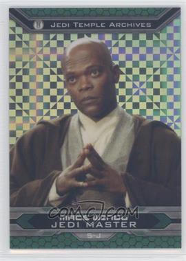 2015 Topps Star Wars Chrome Perspectives: Jedi vs. Sith - [Base] - X-Fractor #5-J - Mace Windu /99