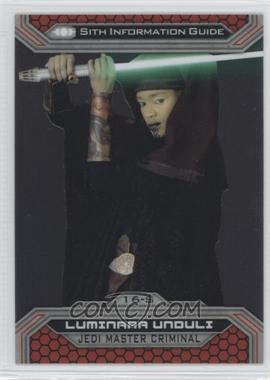 2015 Topps Star Wars Chrome Perspectives: Jedi vs. Sith - [Base] #16-S - Luminara Unduli