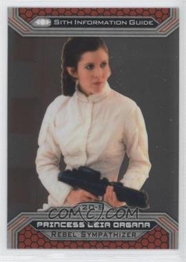 2015 Topps Star Wars Chrome Perspectives: Jedi vs. Sith - [Base] #20-S - Princess Leia Organa