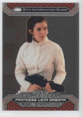 2015 Topps Star Wars Chrome Perspectives: Jedi vs. Sith - [Base] #20-S - Princess Leia Organa