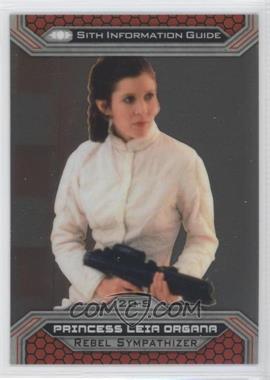 2015 Topps Star Wars Chrome Perspectives: Jedi vs. Sith - [Base] #20-S - Princess Leia Organa