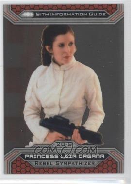 2015 Topps Star Wars Chrome Perspectives: Jedi vs. Sith - [Base] #20-S - Princess Leia Organa