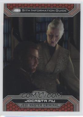 2015 Topps Star Wars Chrome Perspectives: Jedi vs. Sith - [Base] #25-S - Jocasta Nu