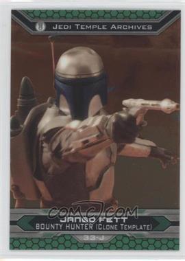 2015 Topps Star Wars Chrome Perspectives: Jedi vs. Sith - [Base] #33-J - Jango Fett